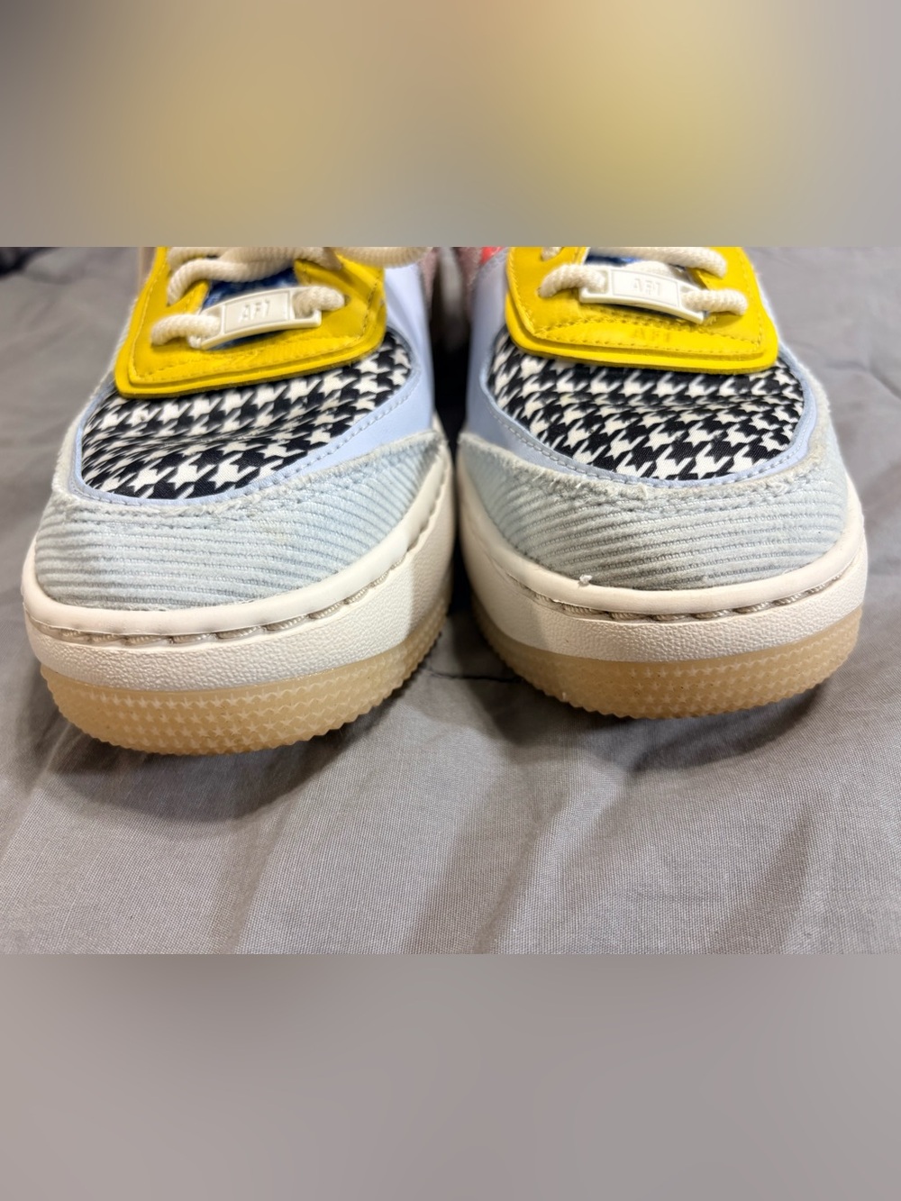 Nike Women's Air Force 1 Shadow Patchwork Multicolor DM 8076100 Low Top Sz 8.5 - Picture 4 of 11